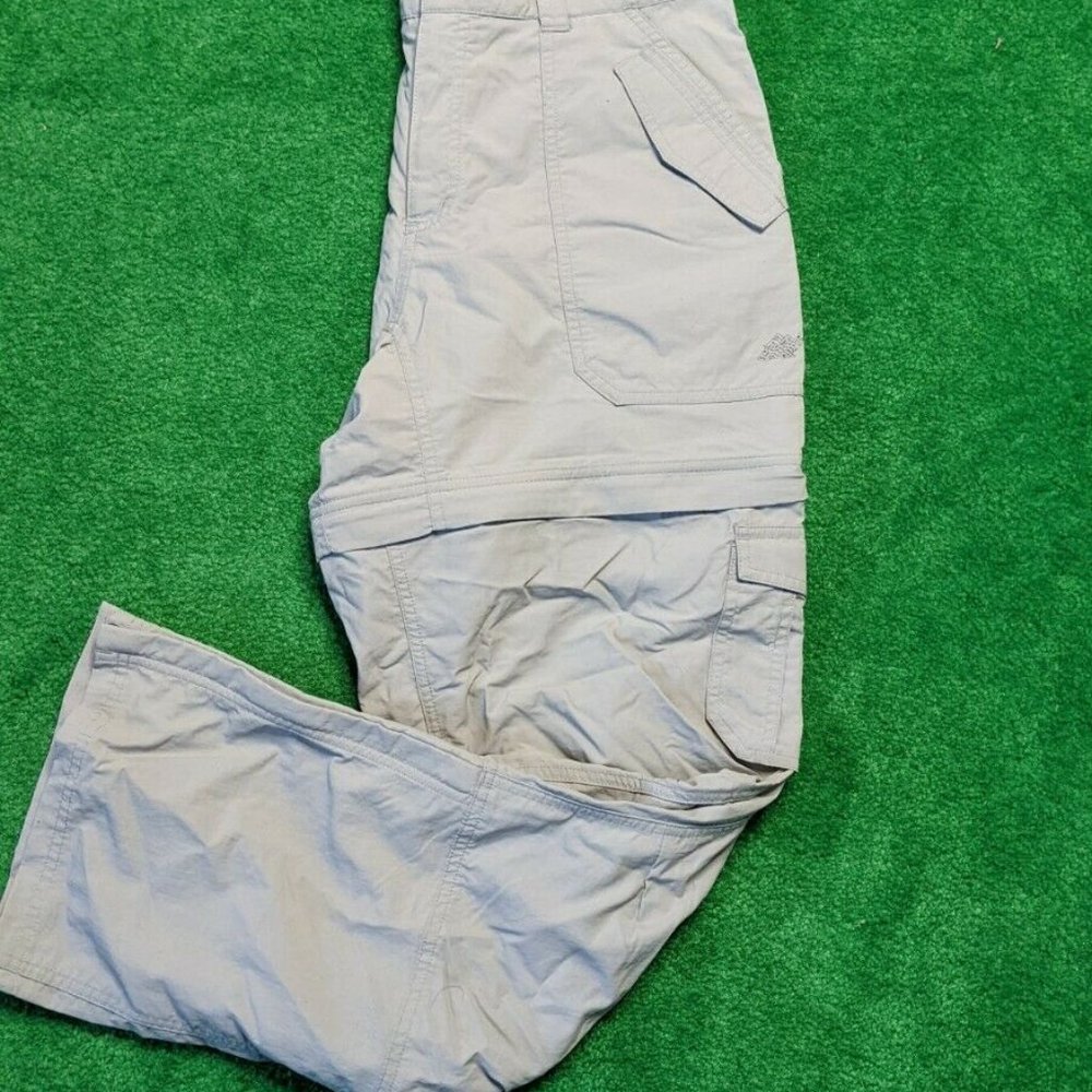 EMS Khaki Hiking Pants Zippered Shorts 10.b34